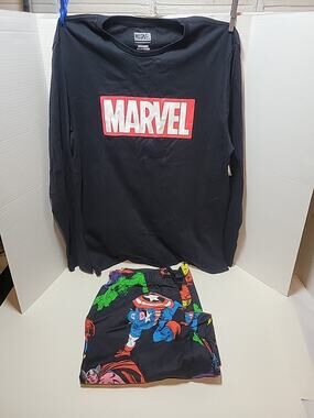 Amazon Essentials SMALL Marvel Avengers Brand New 2 pc. Pajama Set